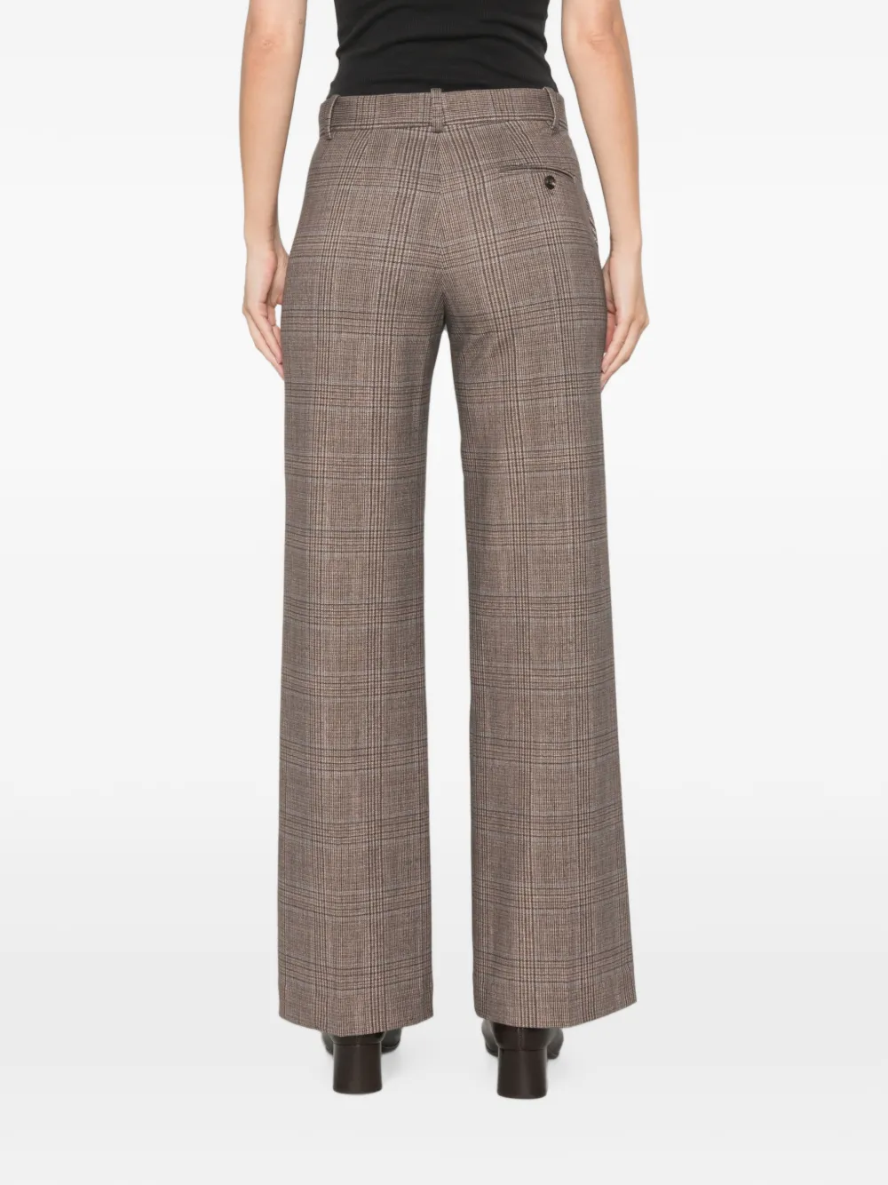 Circolo 1901 Prince of Wales check trousers Bruin