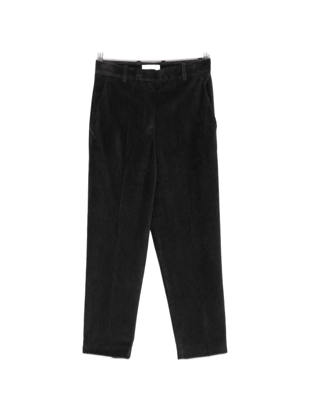Circolo 1901 corduroy-effect straight-leg trousers - Nero