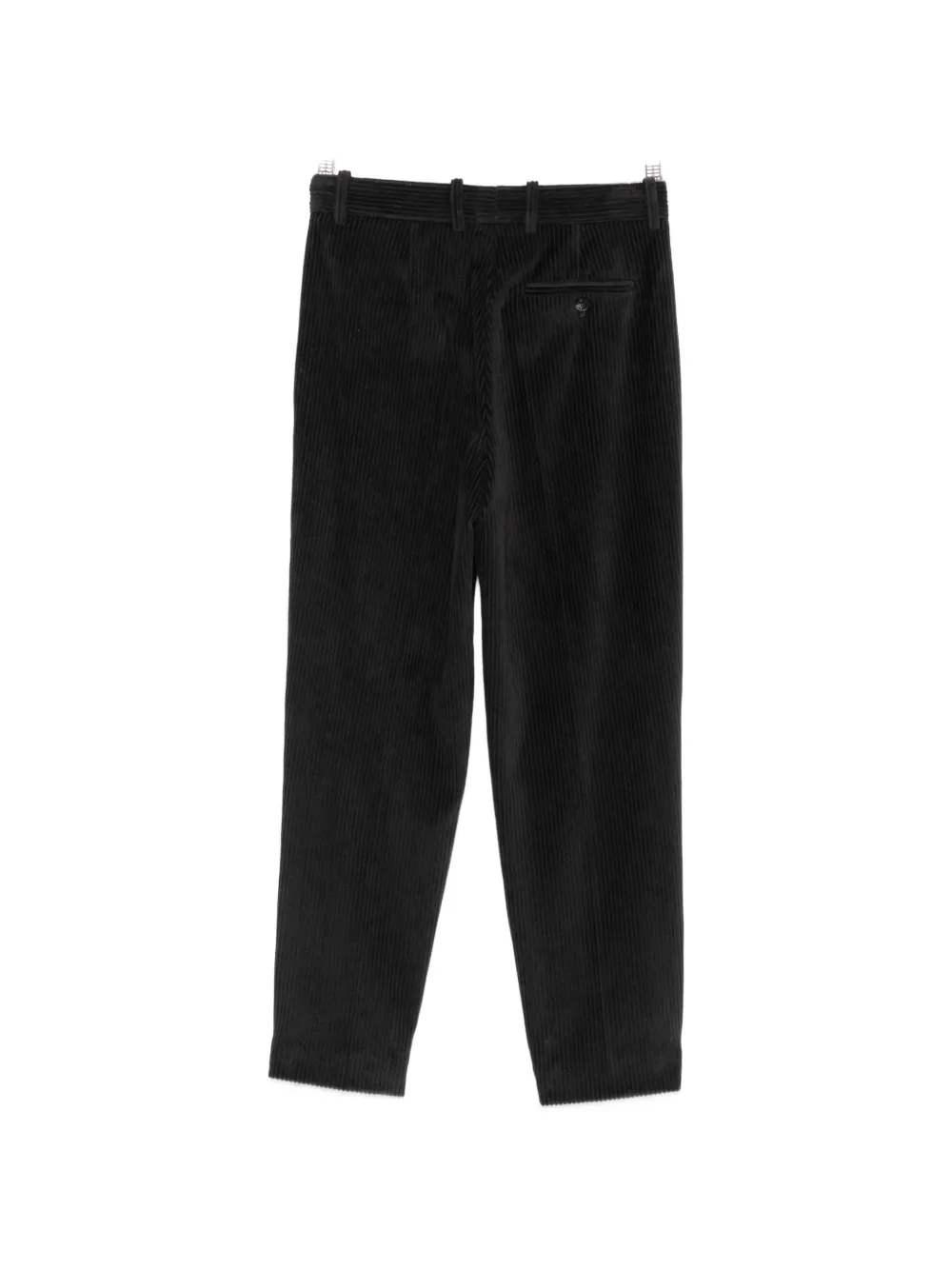 Circolo 1901 Straight broek met ribfluwelen-effect Zwart