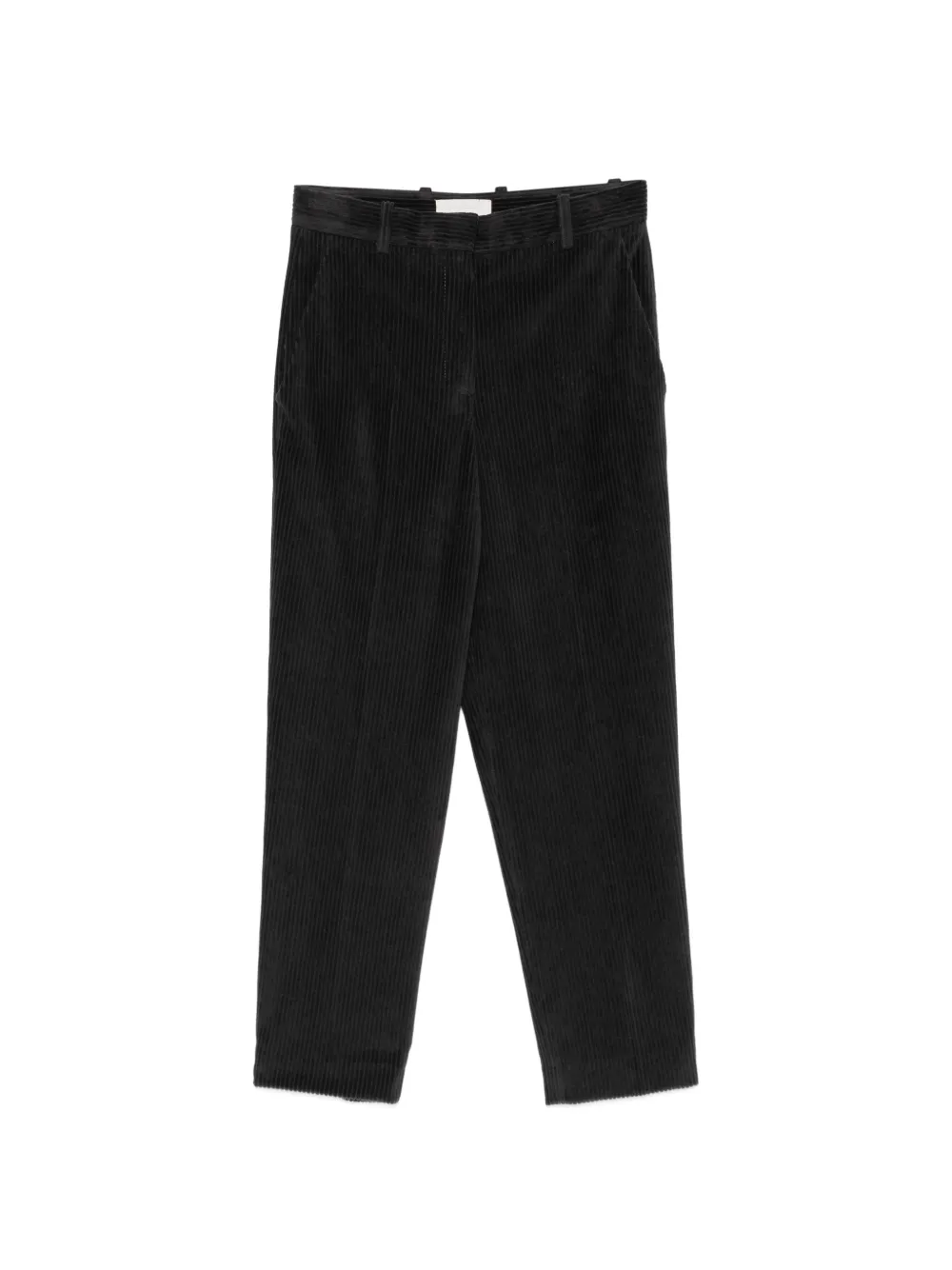 Circolo 1901 corduroy-effect straight-leg trousers - Nero