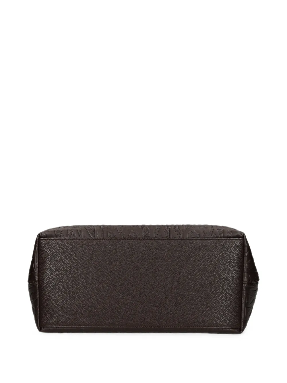 Armani Exchange Shopper met logo-reliëf Bruin