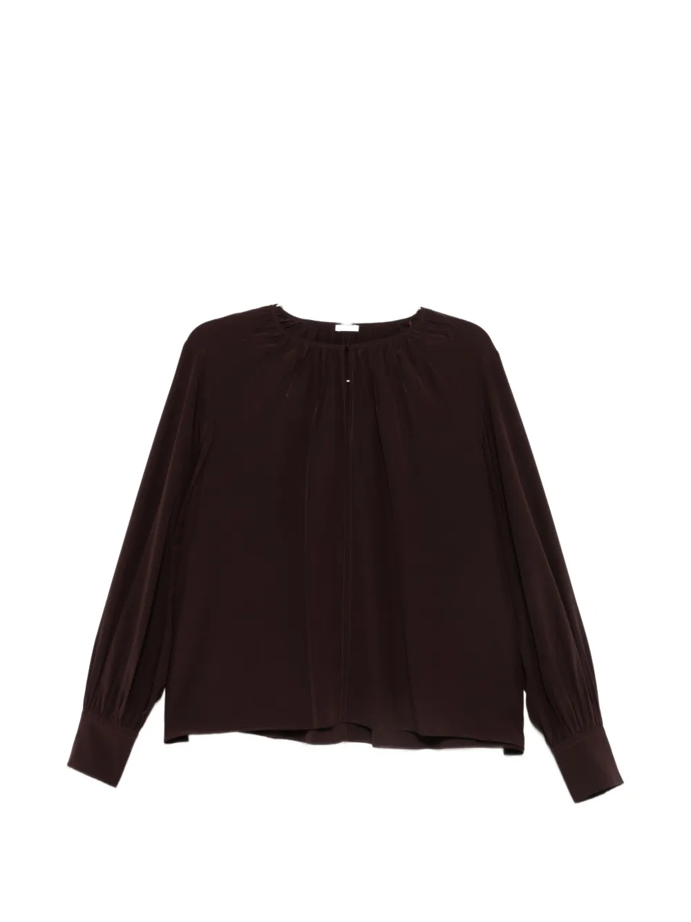 JOSEPH gathered long-sleeve blouse - Rosso
