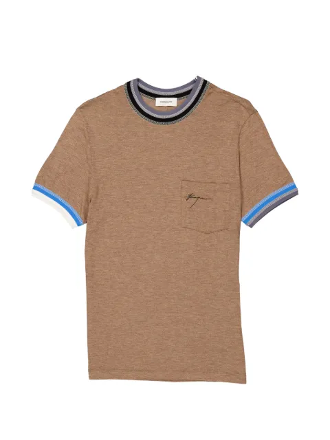 Ferragamo logo-embroidered T-shirt