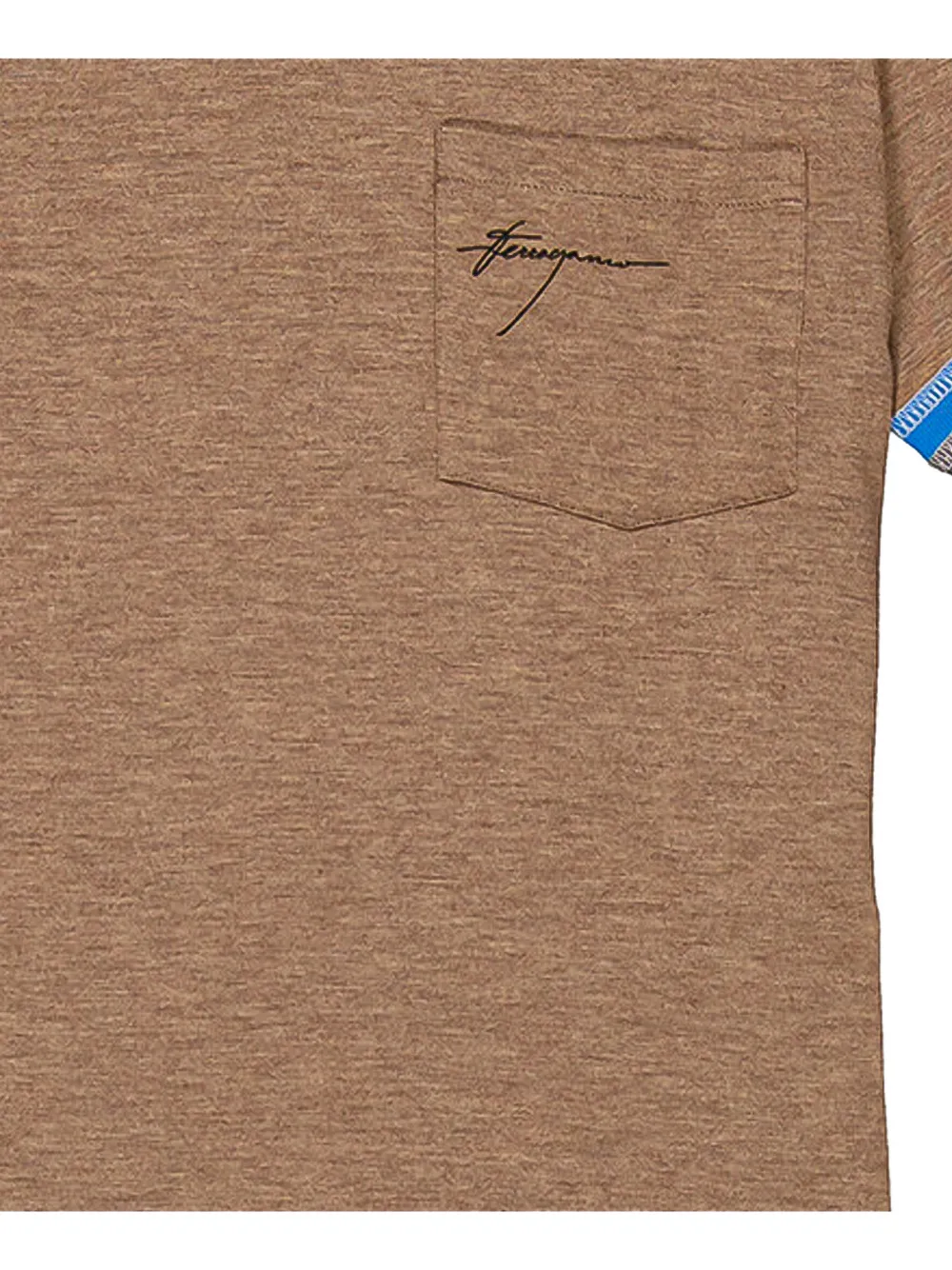 Ferragamo logo-embroidered T-shirt Bruin
