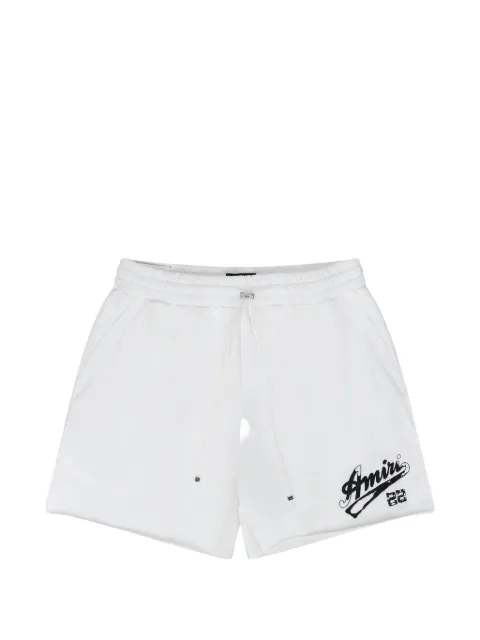 AMIRI logo-print drawstring shorts