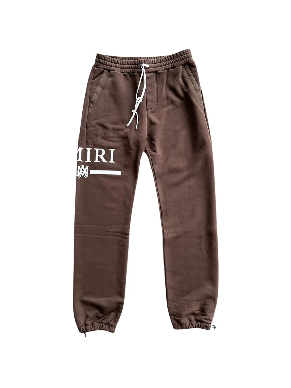 AMIRI MA Bar logo-print track pants - Marrone