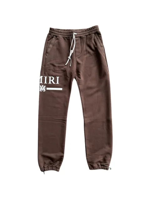 AMIRI MA Bar logo-print track pants