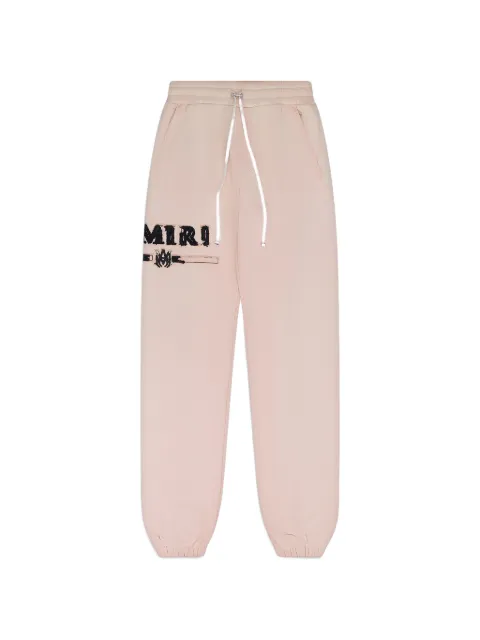 AMIRI MA Bar logo-print track pants