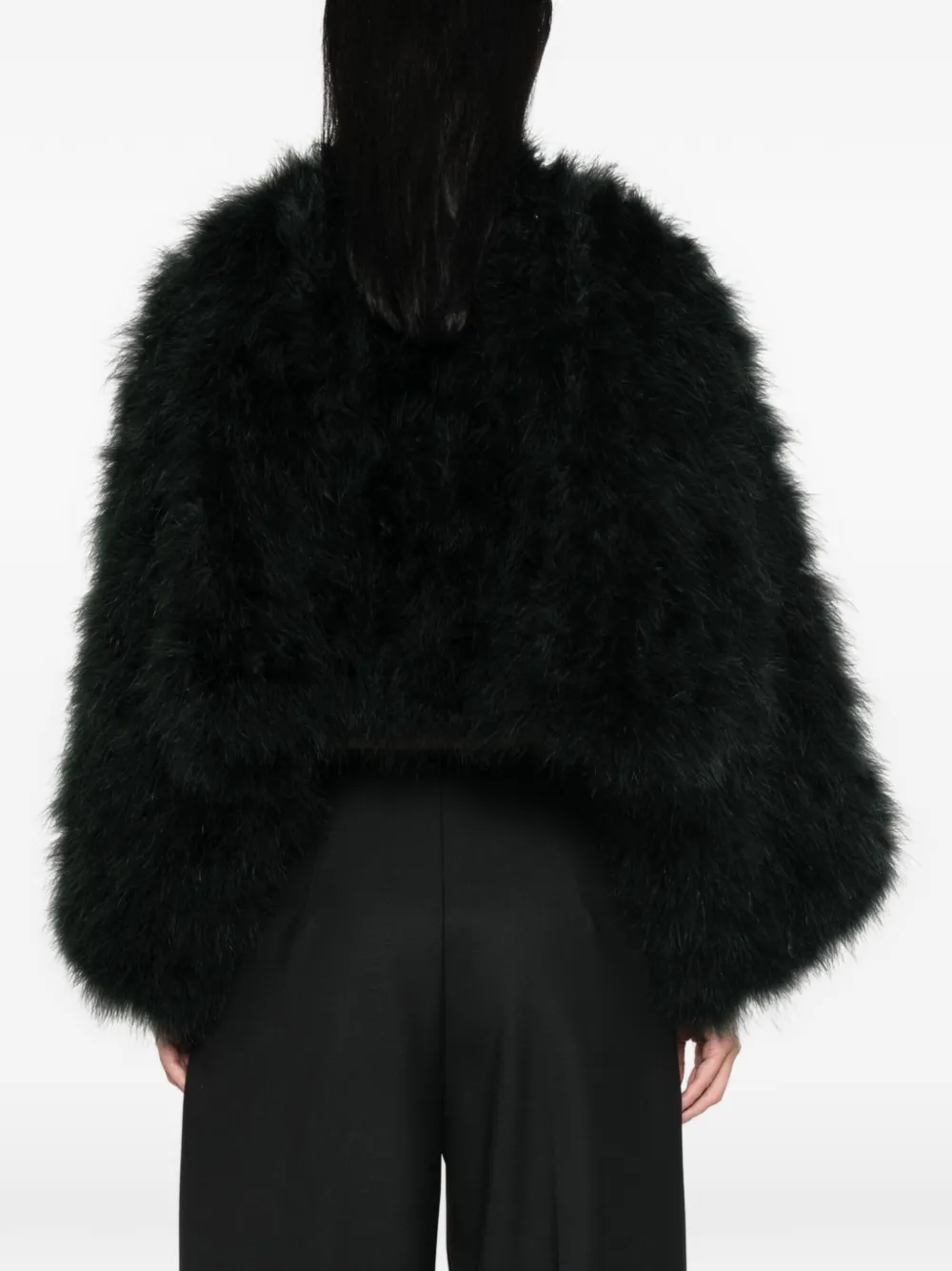 Yves Salomon Cropped jack Zwart