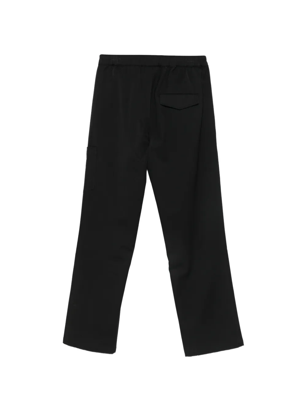 FLÂNEUR Cargo broek met logopatch Zwart