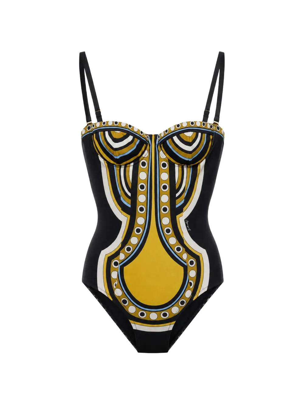 La DoubleJ Ursula suit Sanctuary placée black in lycra - Nero
