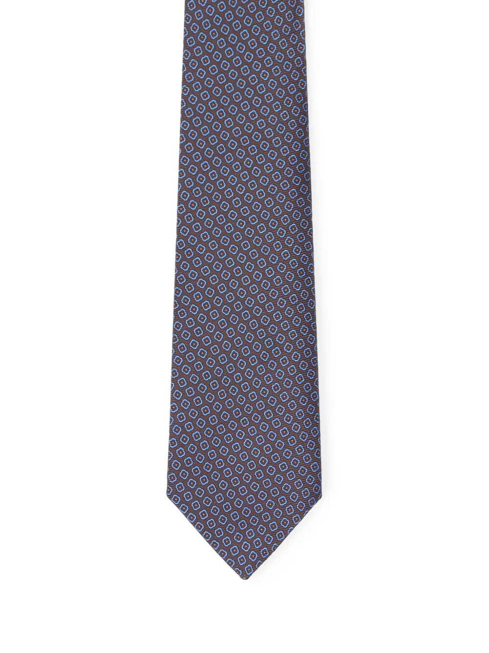 Kiton Stropdas met geometrische print Blauw