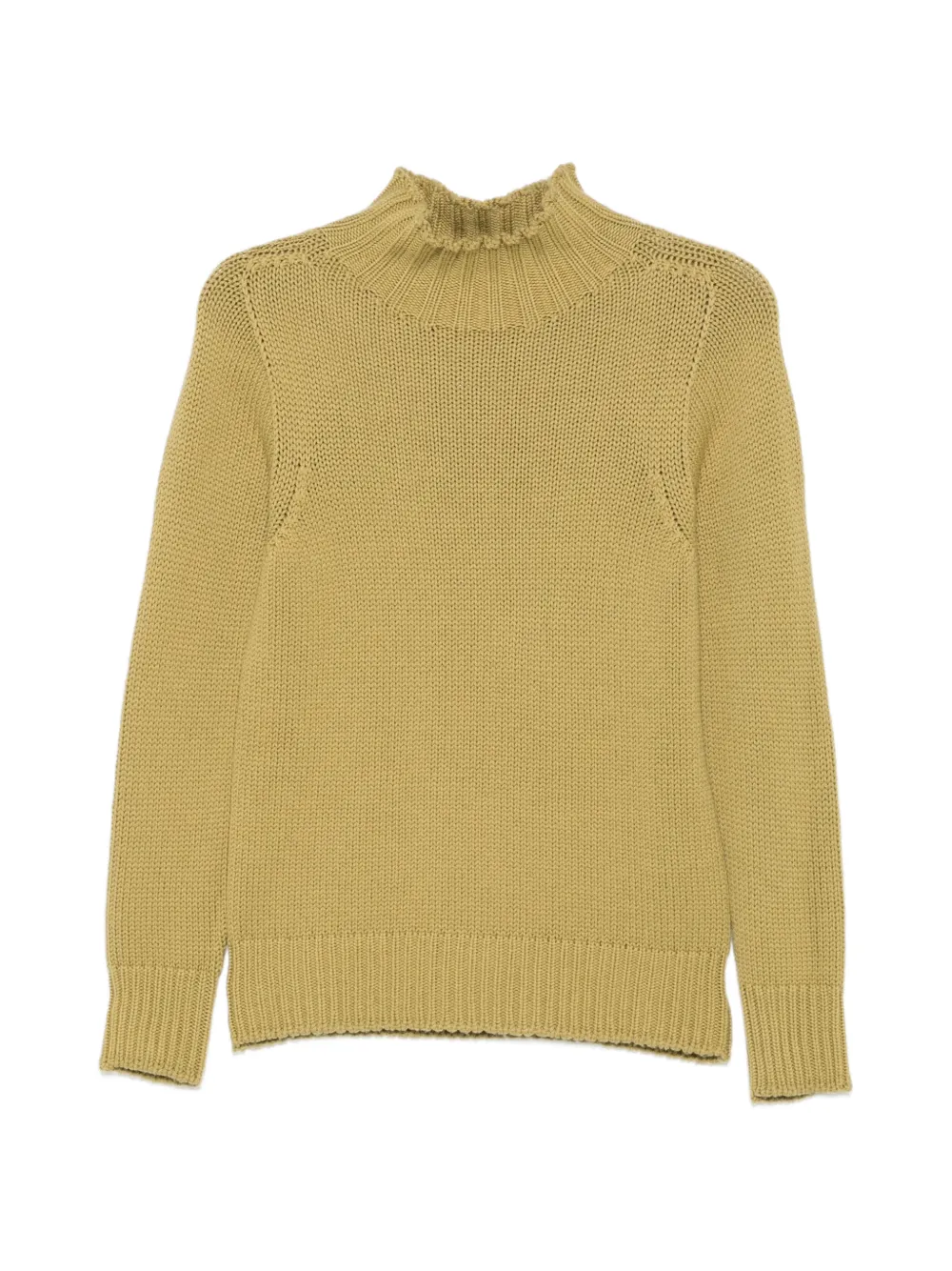 19.61 MILANO mock-neck ribbed-trim sweater