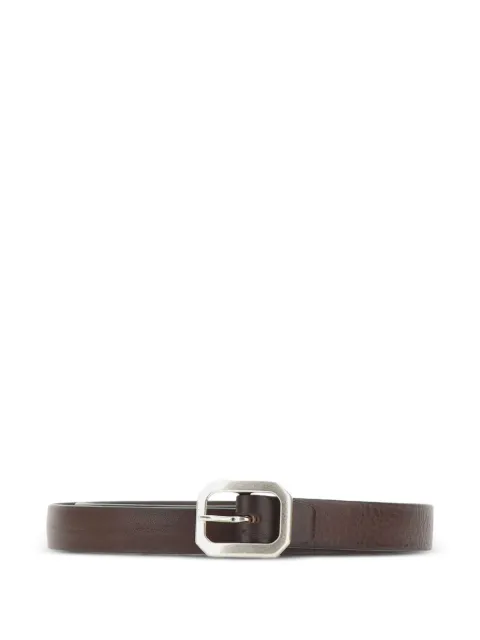 ALBERTO LUTI grained leather belt