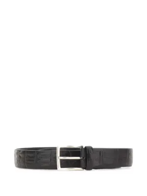 AMIRI クロコエンボス ベルト 2cm | ブラック | FARFETCH JP