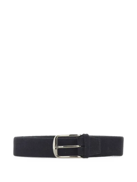 ALBERTO LUTI buckle-fastening suede belt