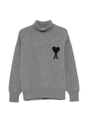 Prada Suéter Cropped De Lã Com Logo Intarsia | Cinza | FARFETCH BR