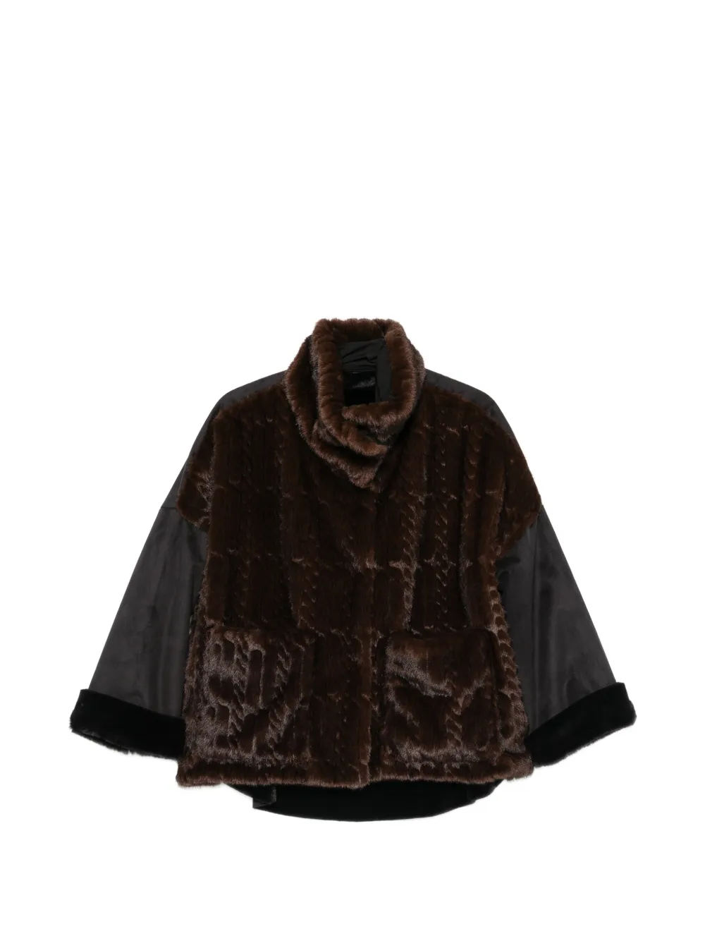 COLLECTION PRIVEE? faux-fur panelled parka