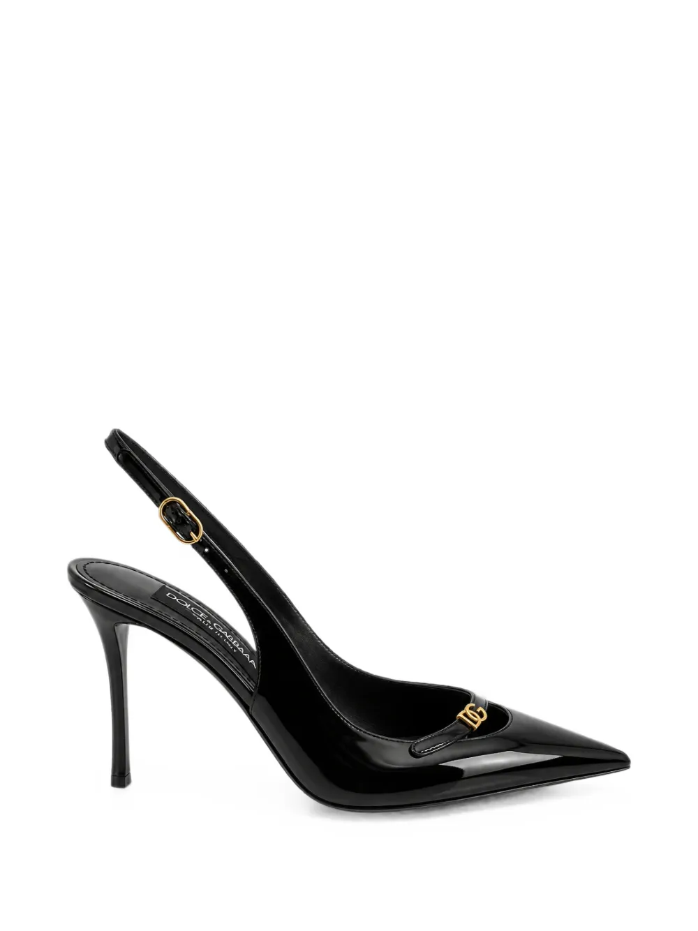 Dolce & Gabbana DG logo slingback pumps - Nero