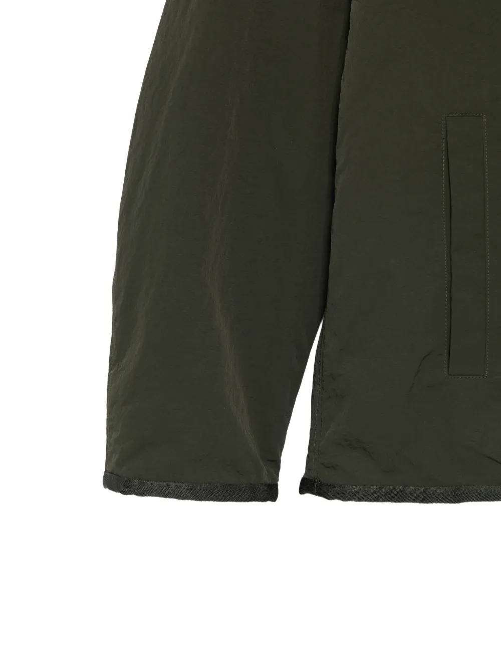 Barbour reversible fleece zip-up jacket Groen