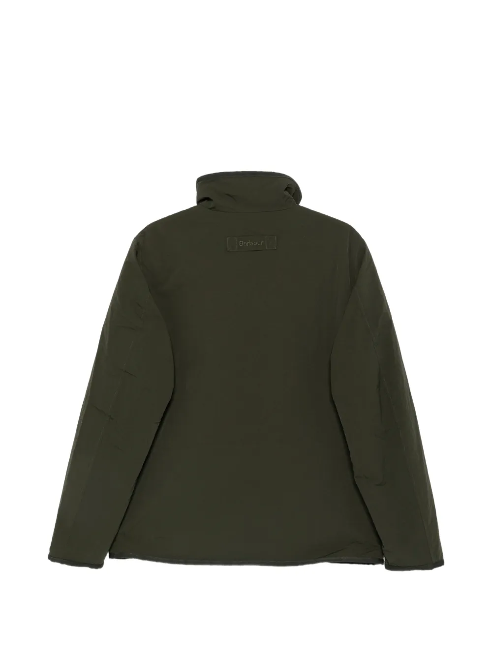 Barbour reversible fleece zip-up jacket Groen