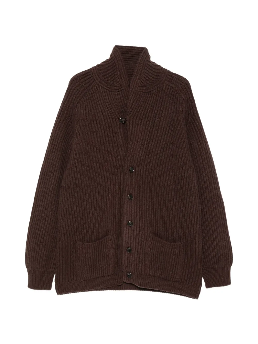 Filson Bristol ribbed shawl-collar cardigan - Marrone