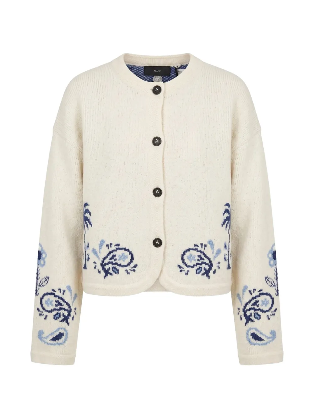Alanui Island Roots Foulard cardigan - Bianco