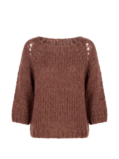 DONDUP mohair chunky-knit sweater