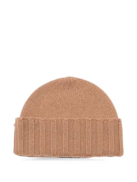 Drumohr ribbed-knit cashmere beanie hat