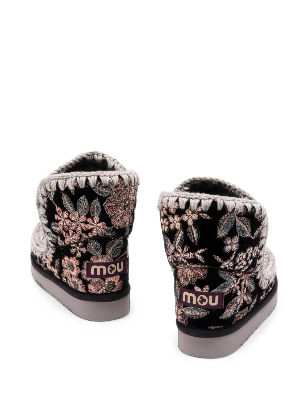 Mou Eskimo 18 Botanical boots Zwart