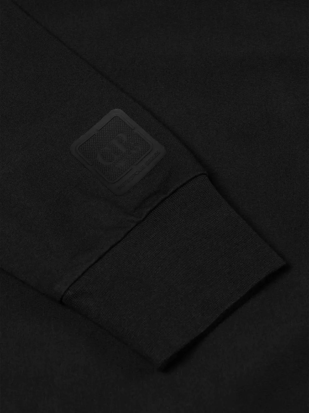 C.P. Company Metropolis Series logo-patch sweater Zwart