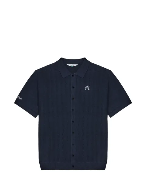 Malbon Golf polo Crosscut de punto calado