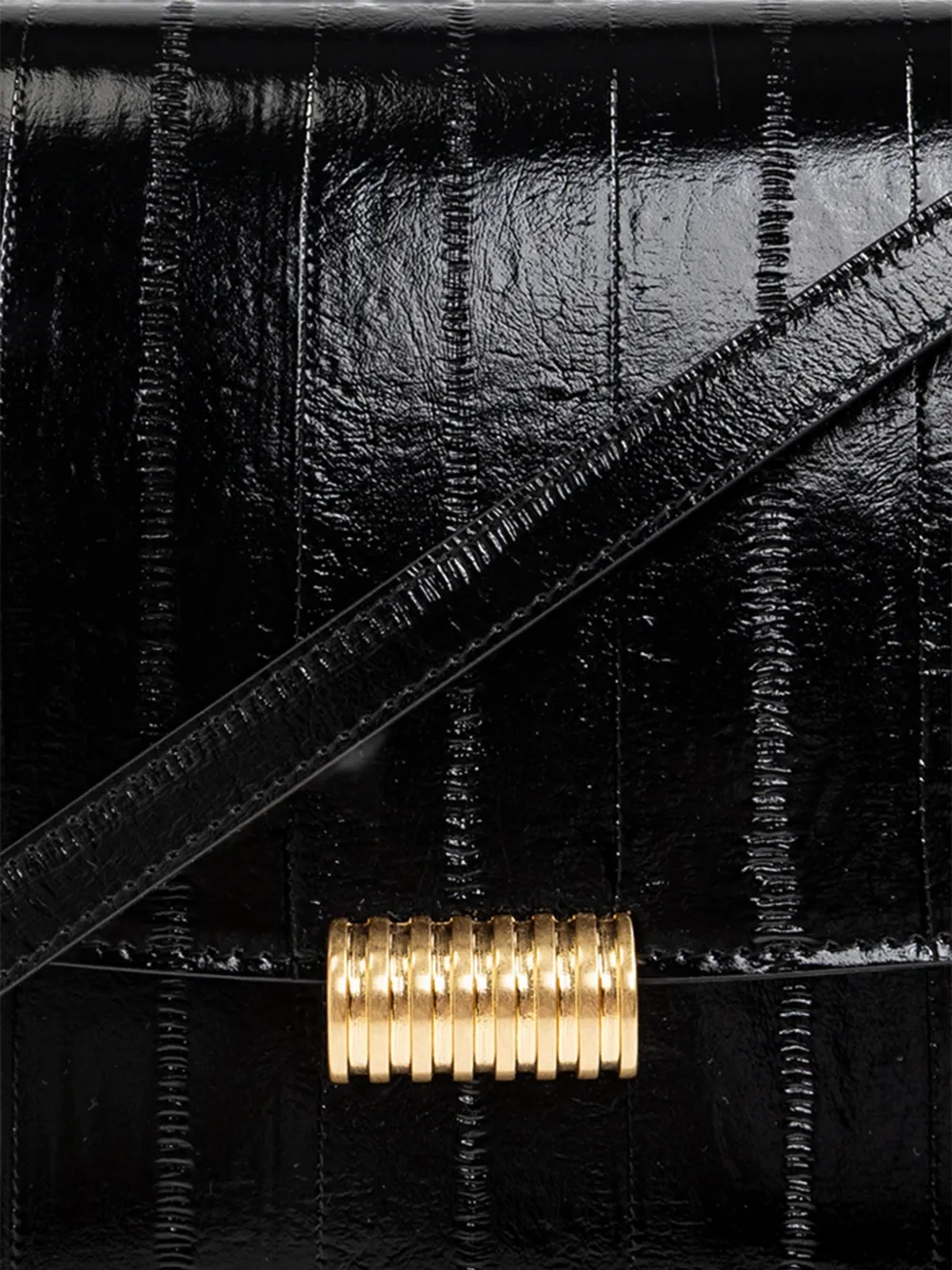 NEOUS Thala Leather Tote Bag in Black, view 5