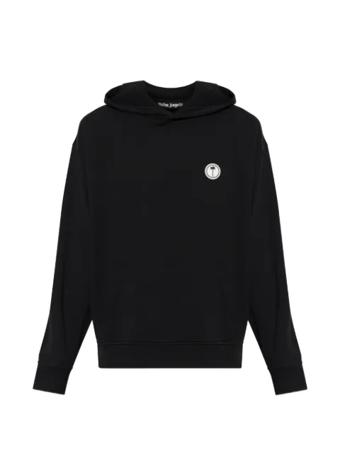 Palm Angels logo-patch hoodie