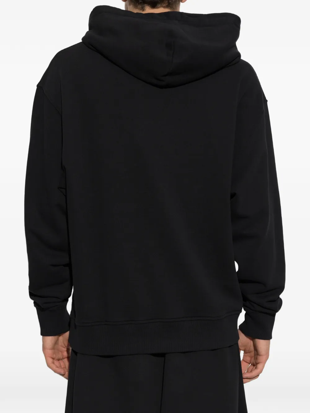 Palm Angels Hoodie met logopatch Zwart