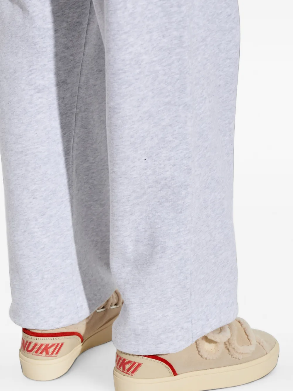 Inuikii Lila Shearling Low sneakers met klittenband Beige