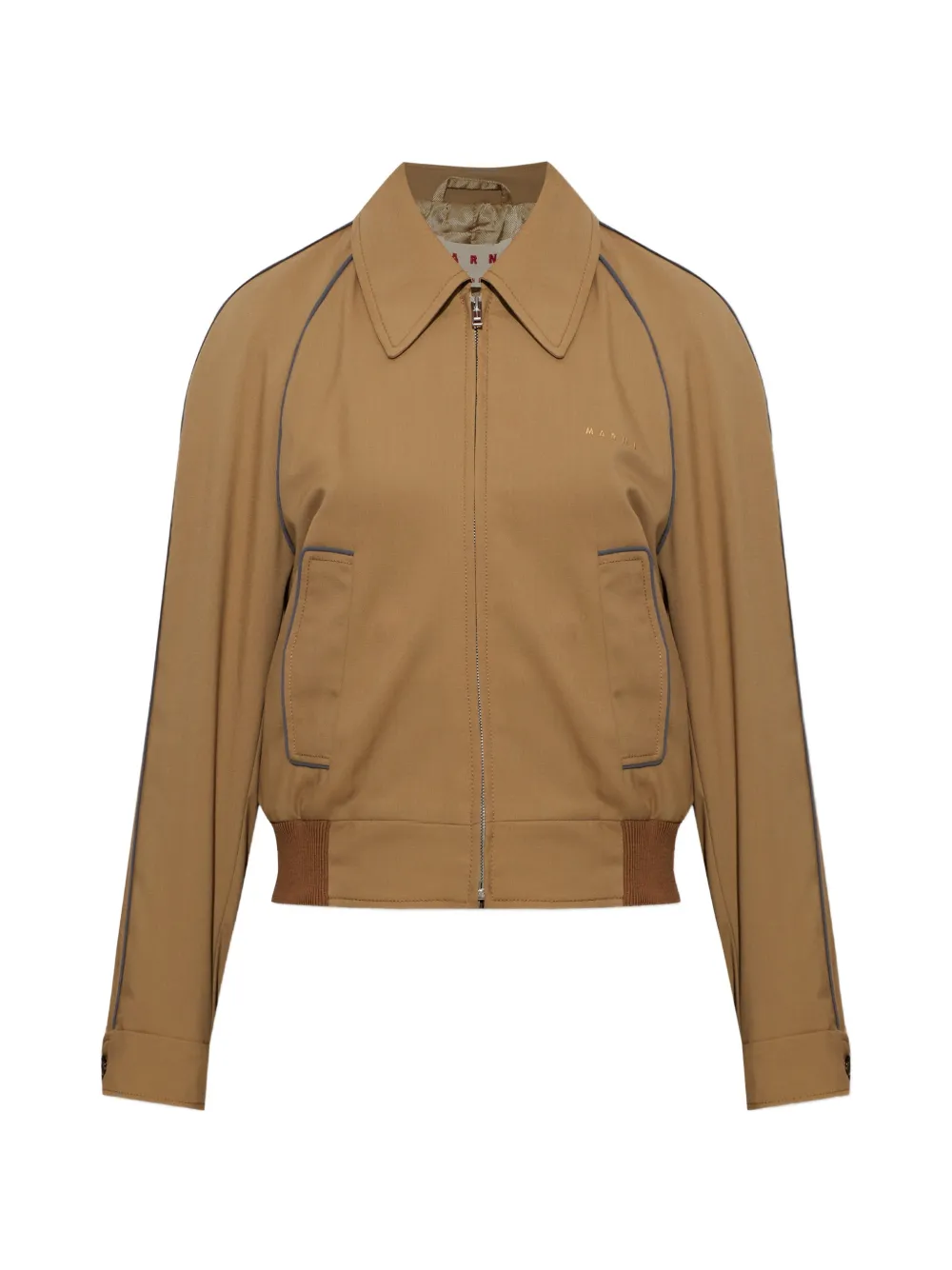 Marni wool bomber jacket - Marrone
