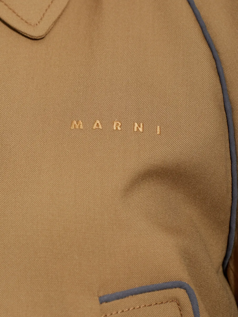 Marni Wollen bomberjack Bruin