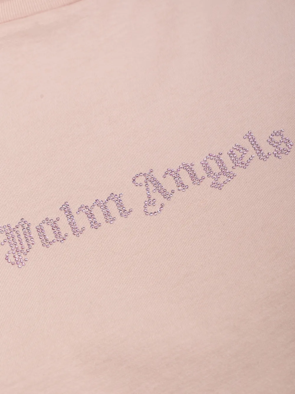 Palm Angels Cropped T-shirt Roze