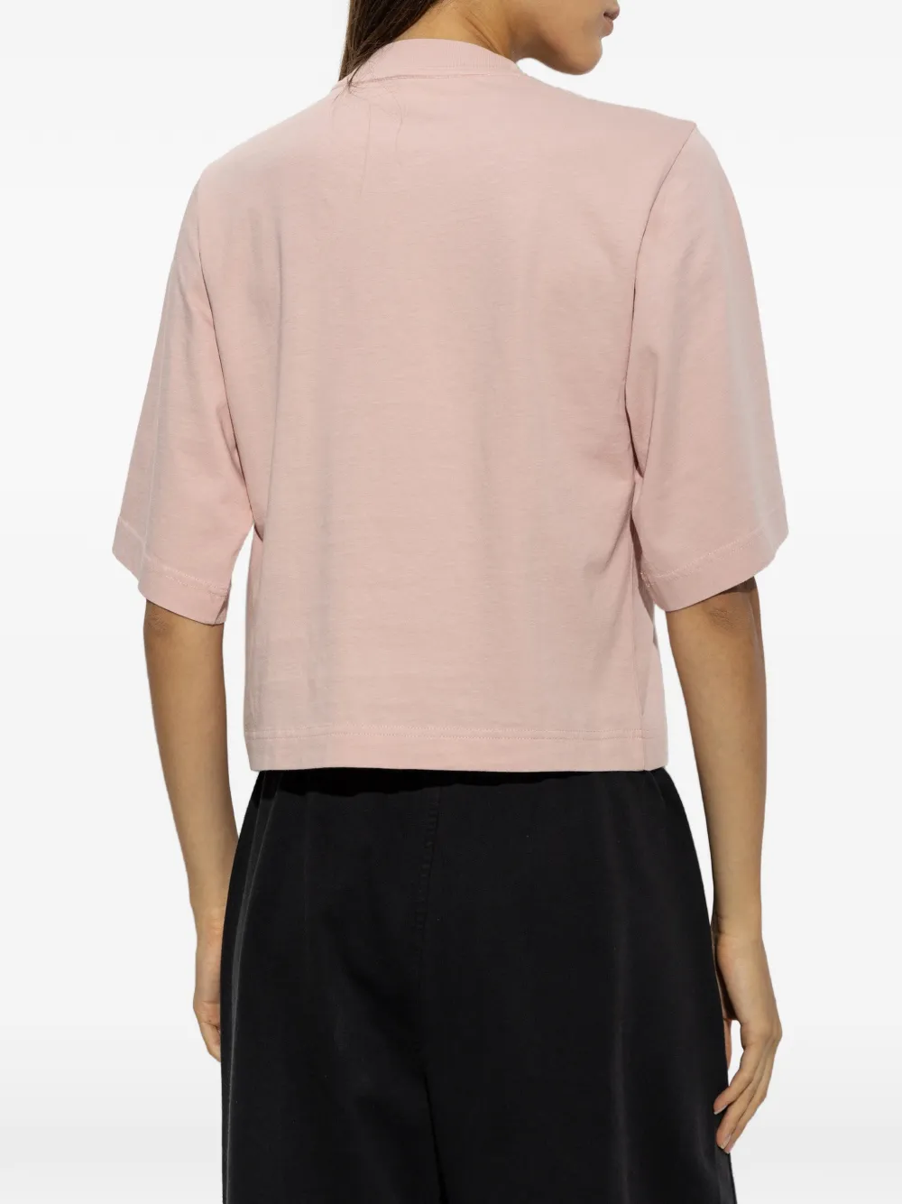 Palm Angels Cropped T-shirt Roze