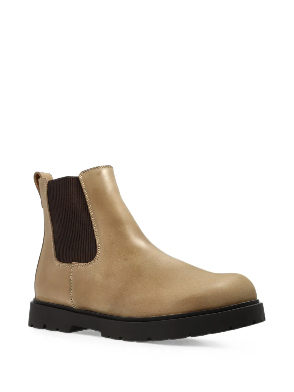 Birkenstock Highwood leather Chelsea boots Beige