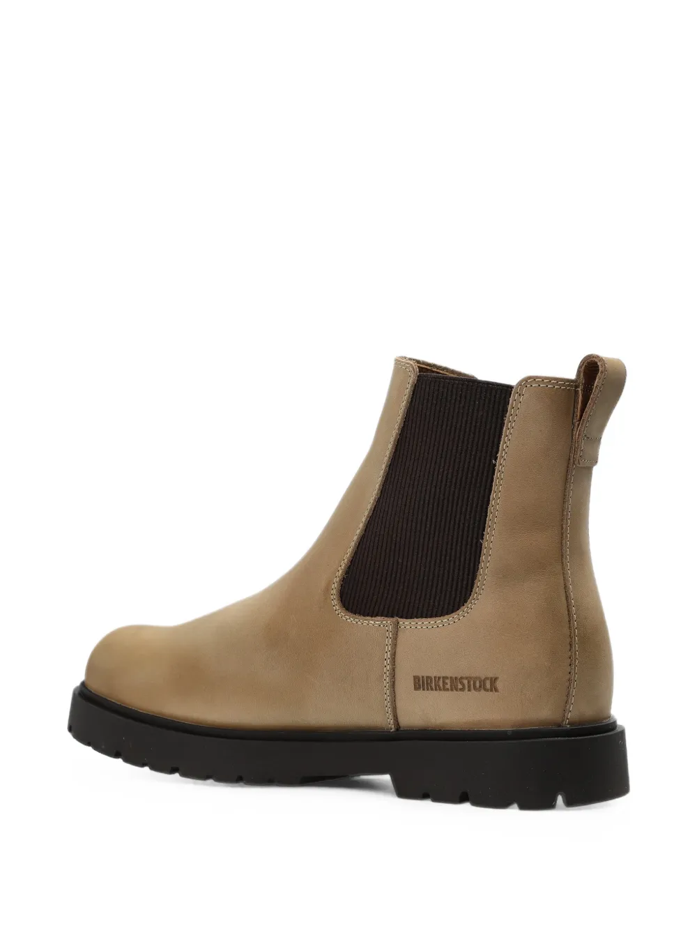 Birkenstock Highwood leather Chelsea boots Beige
