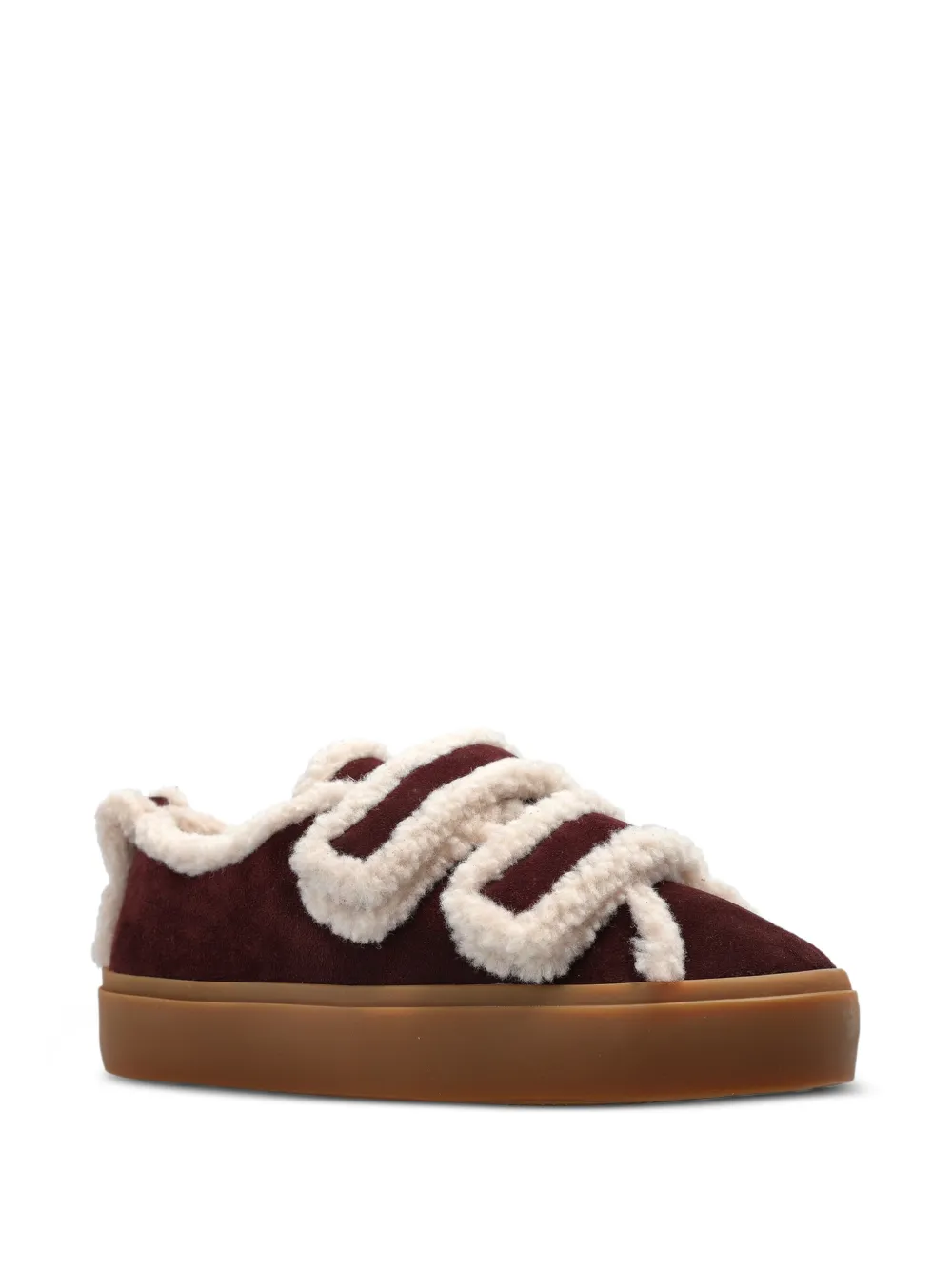 Inuikii Lammy low-top sneakers met klittenband Rood