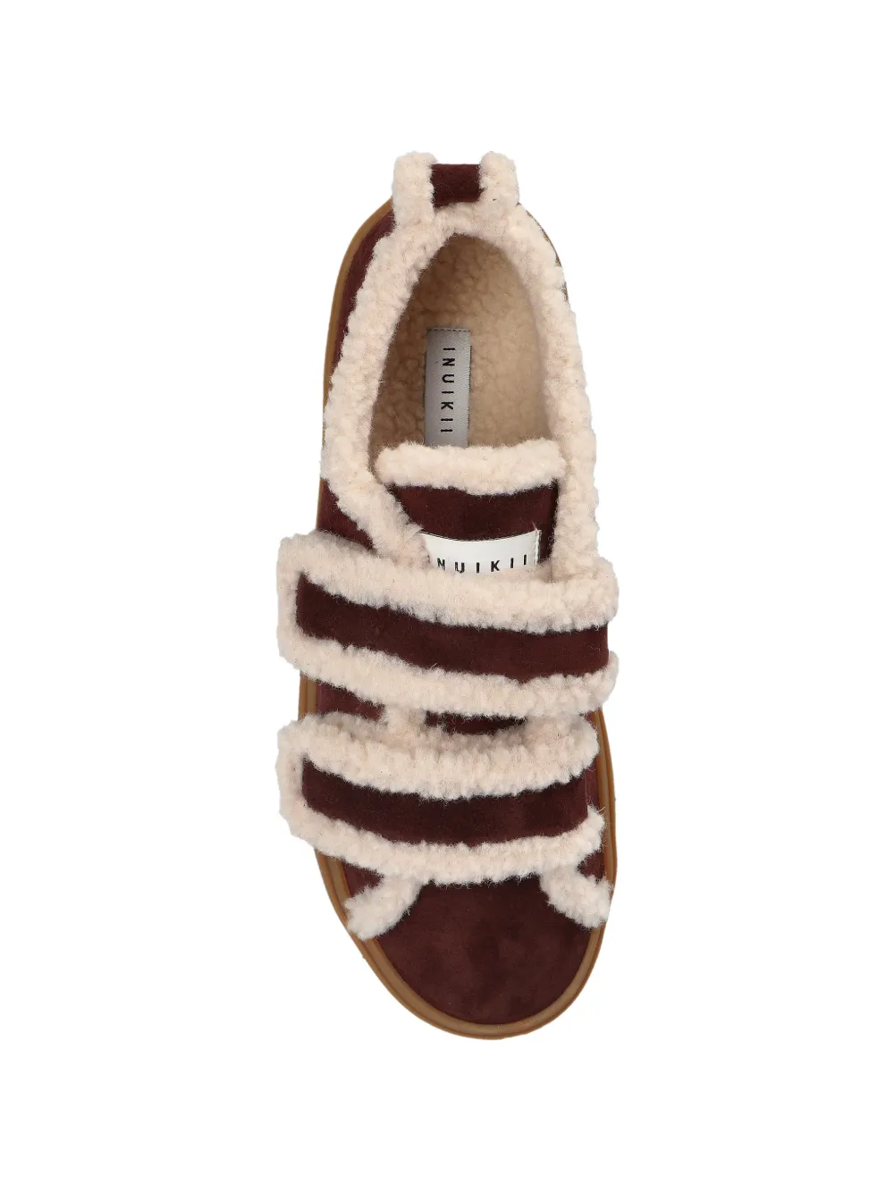 Inuikii Lammy low-top sneakers met klittenband Rood