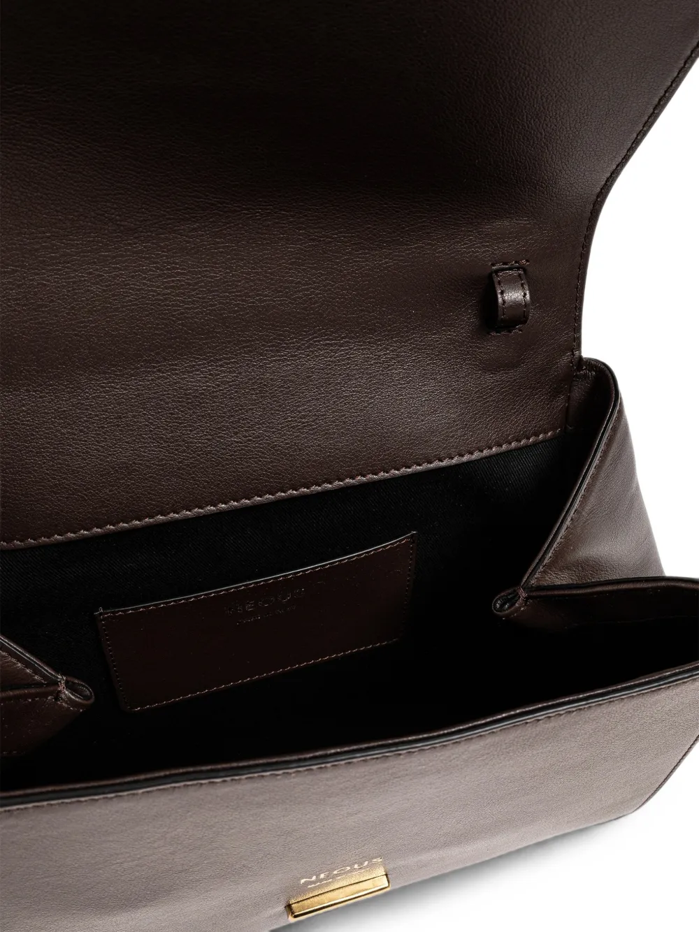 NEOUS Thala Leather Tote Bag in Brown, view 5