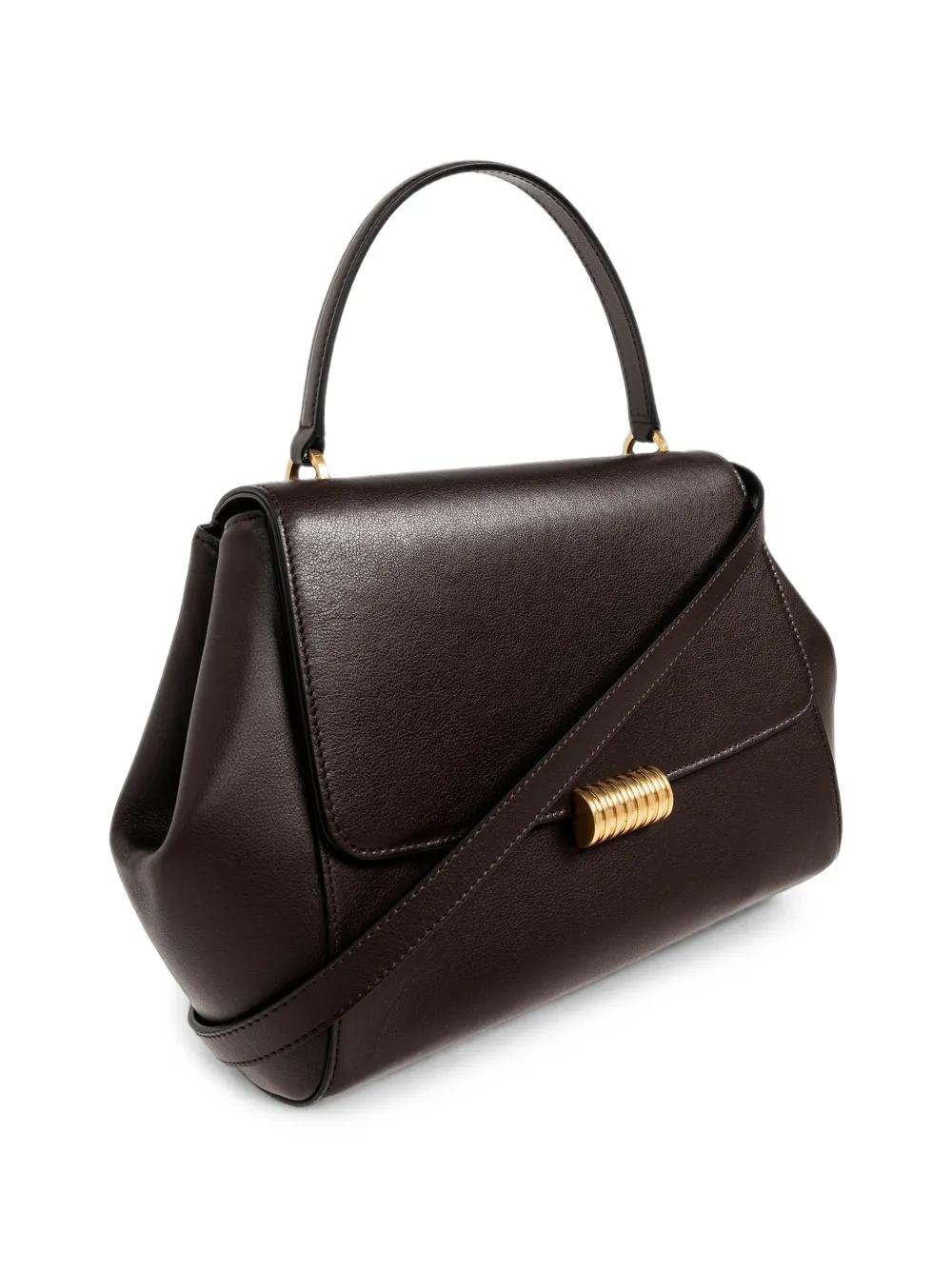 NEOUS Thala Leather Tote Bag in Brown, view 4