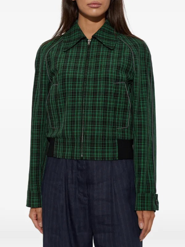 Marni チェック ジャケット | グリーン | FARFETCH JP