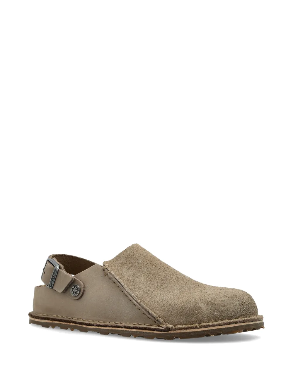 Birkenstock Lutry Premium Split flat mules Beige