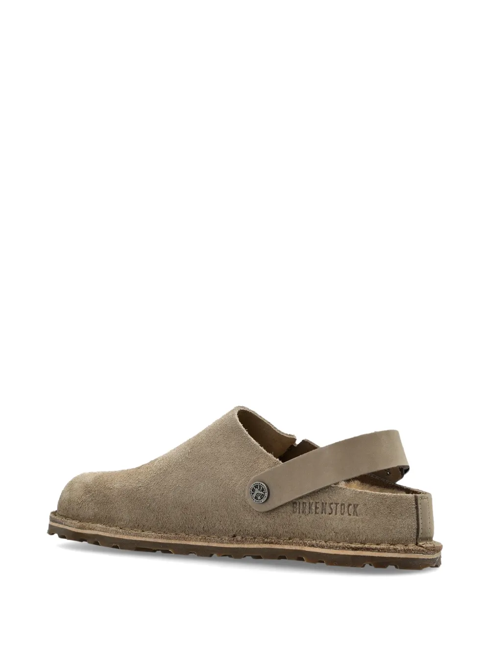 Birkenstock Lutry Premium Split flat mules Beige