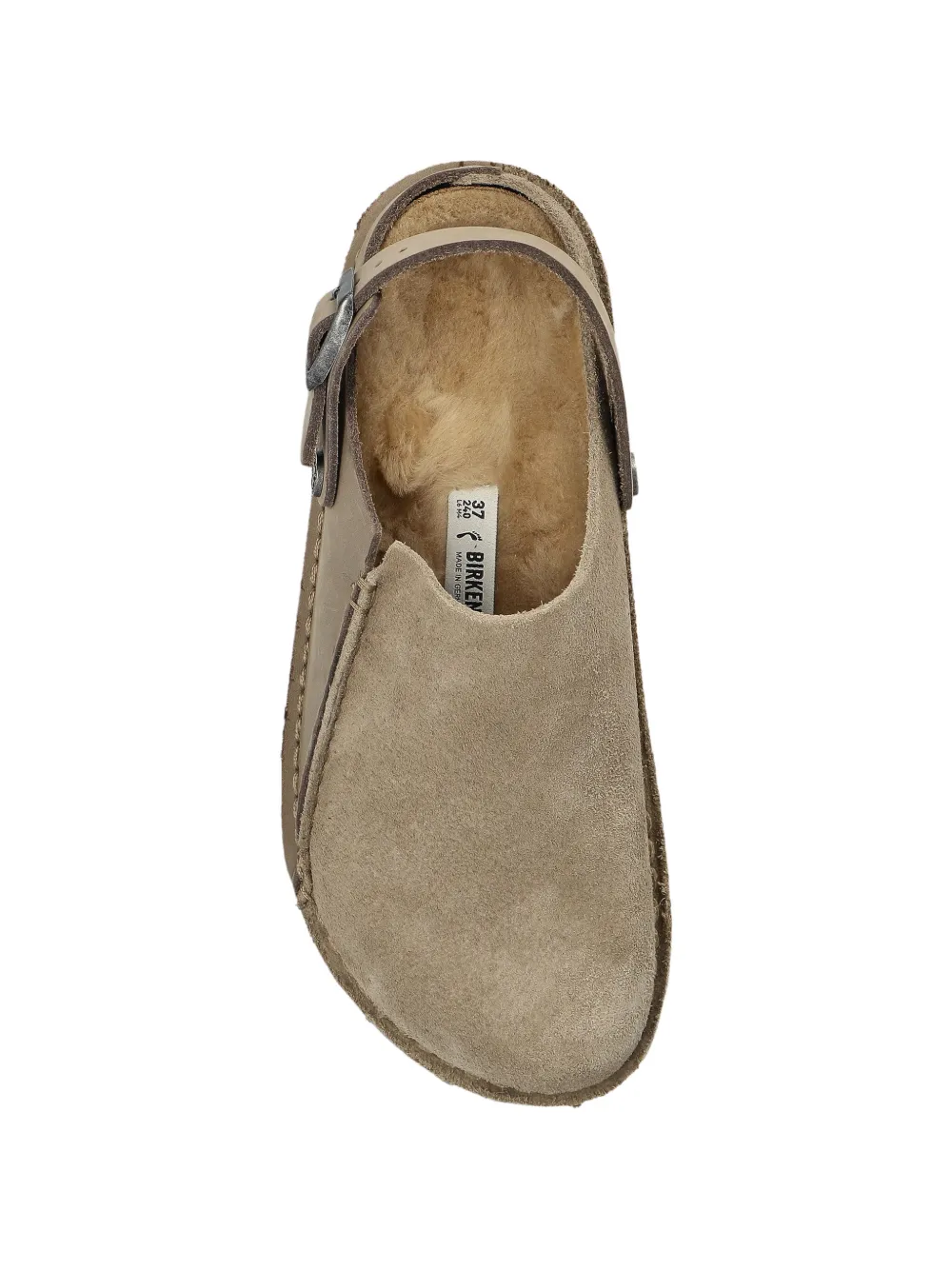 Birkenstock Lutry Premium Split flat mules Beige